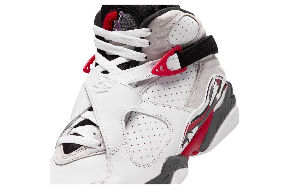 Air Jordan 8 GS White / True Red - Image 7