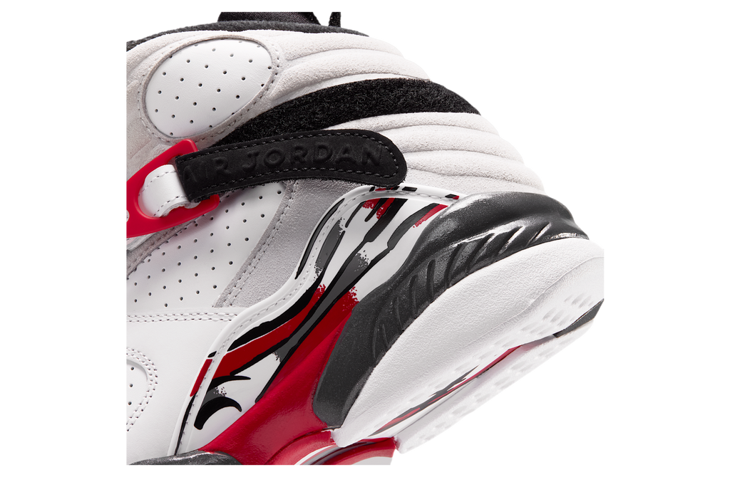 Air Jordan 8 GS White / True Red - Image 8