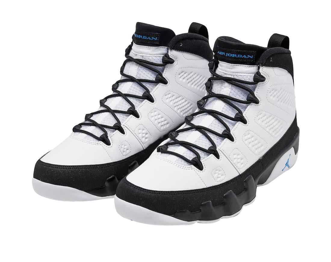 Air Jordan 9 Black University Blue - Image 2