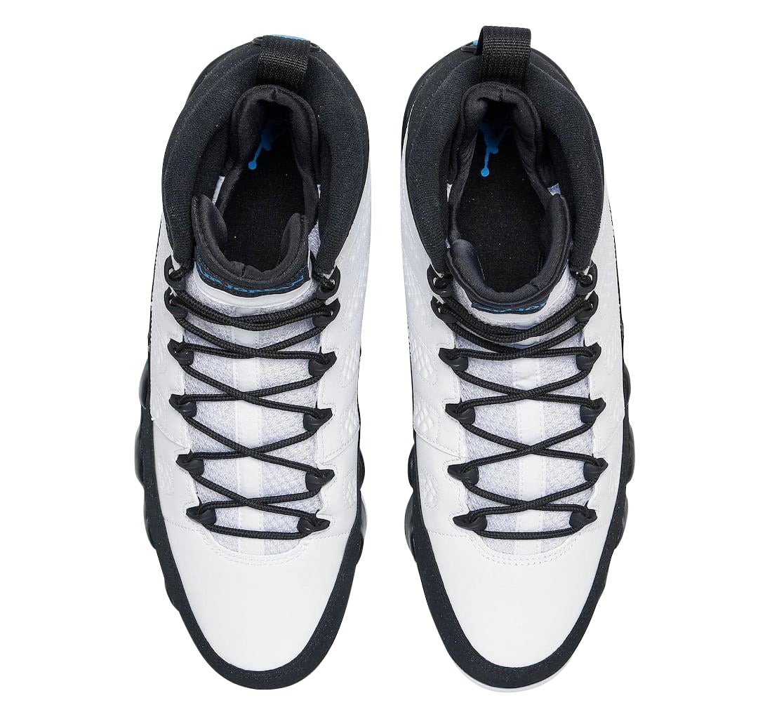 Air Jordan 9 Black University Blue - Image 3