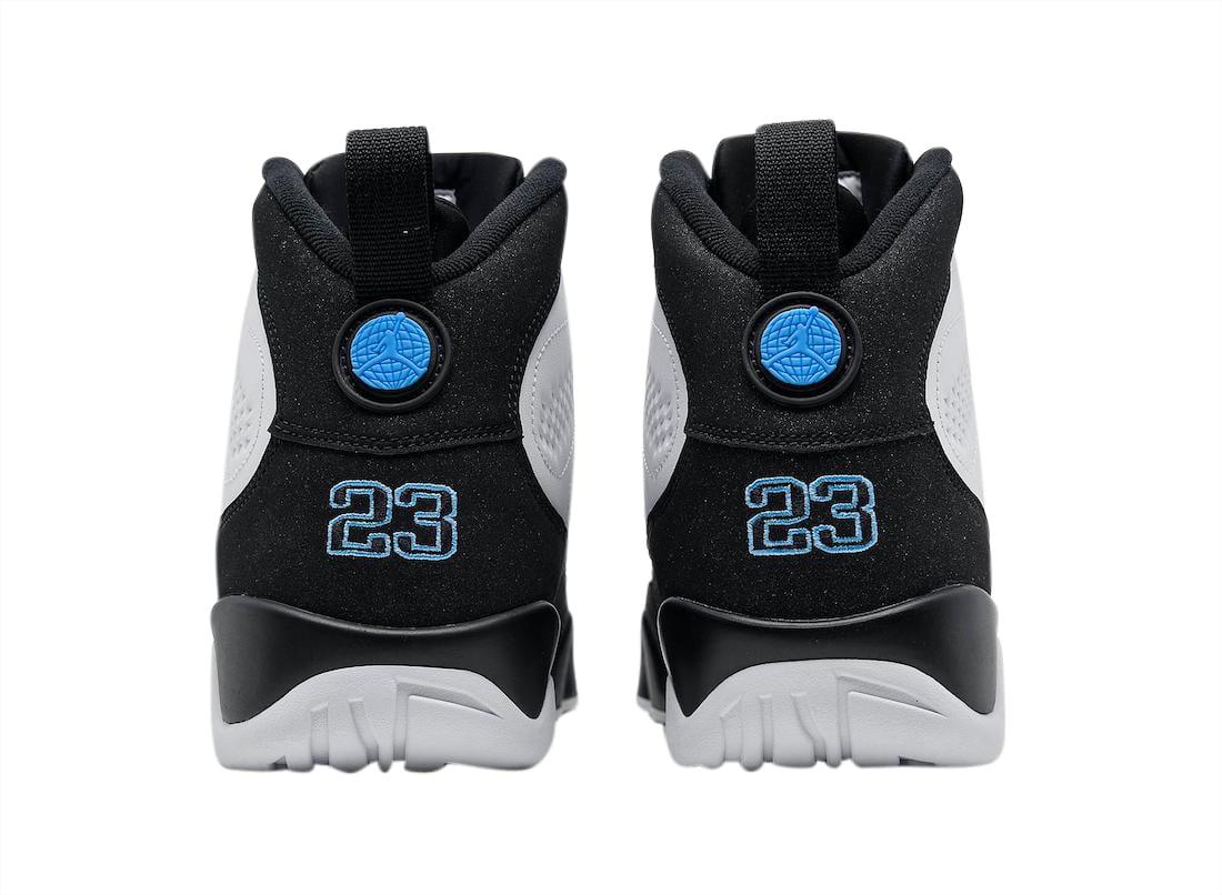 Air Jordan 9 Black University Blue - Image 4
