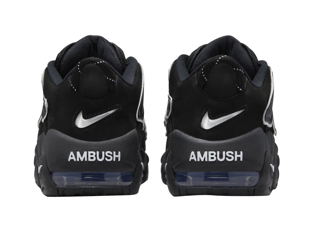 AMBUSH x Nike Air More Uptempo Low Black White - Image 5