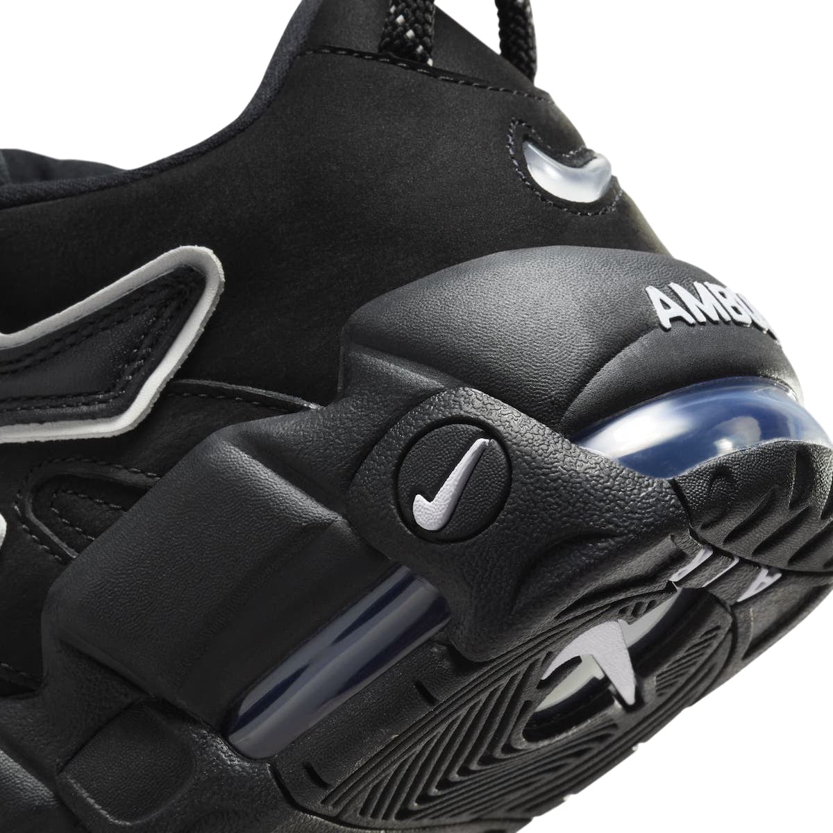 AMBUSH x Nike Air More Uptempo Low Black White - Image 8