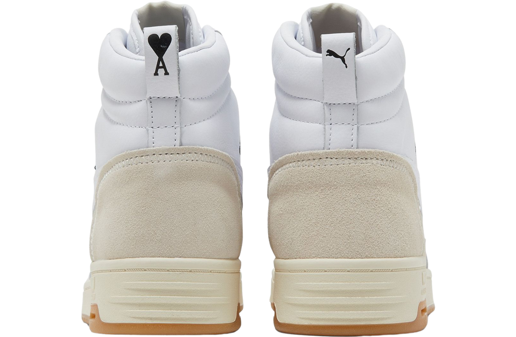 Ami x Puma Slipstream Mid White Pristine - Image 4