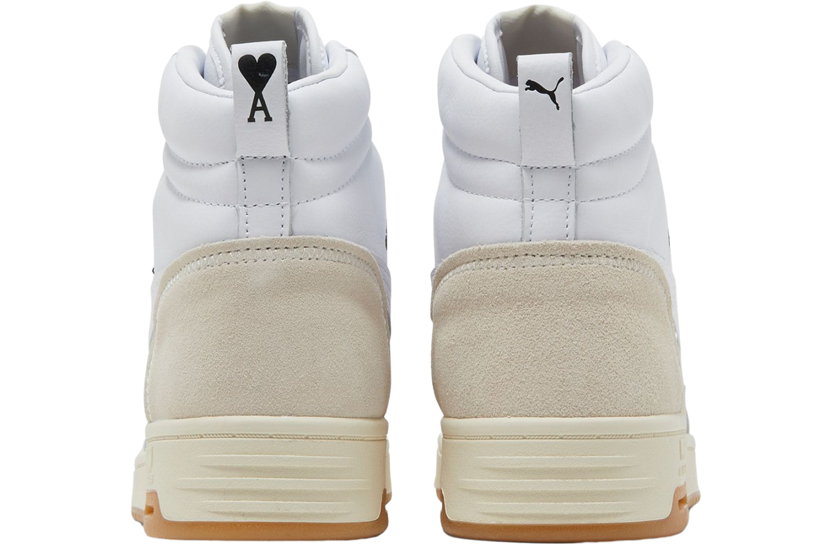 Ami x Puma Slipstream Mid White Pristine - Image 4