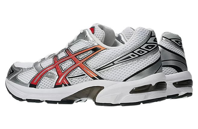 Asics Gel-1130 White / Red Snapper - Image 3