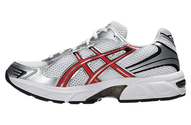 Asics Gel-1130 White / Red Snapper - Image 4