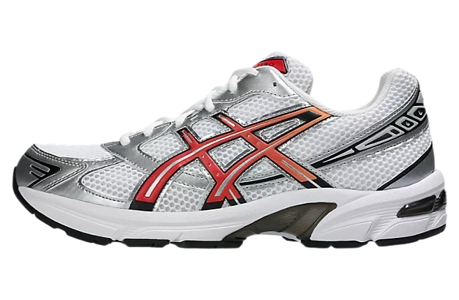 Asics Gel-1130 White / Red Snapper - Image 8