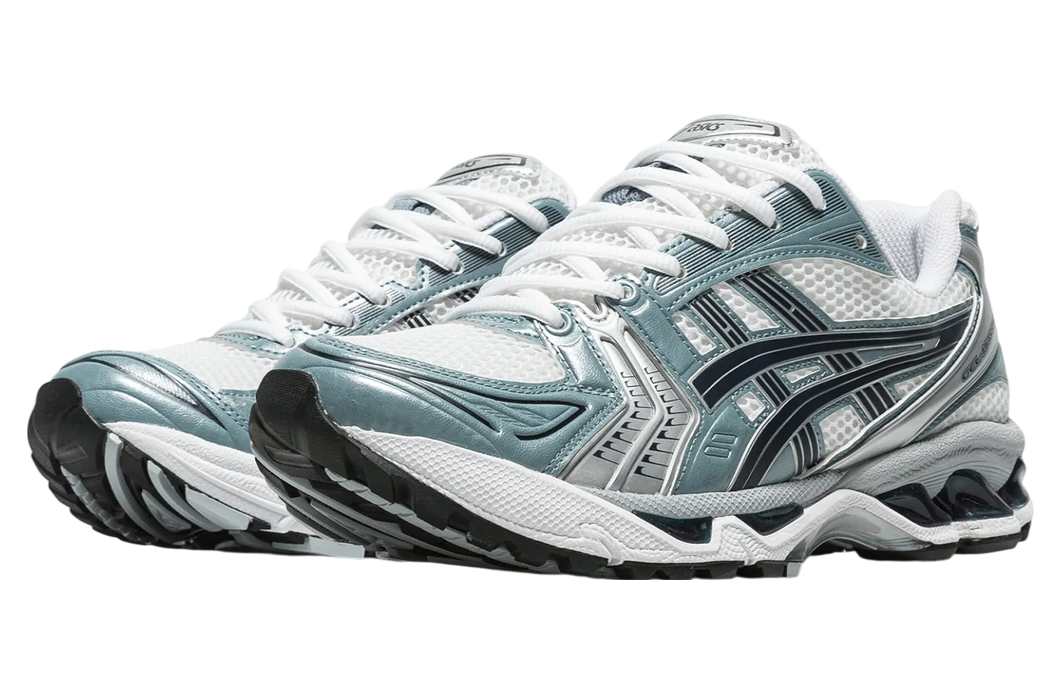 Asics Gel-Kayano 14 White / Fjord Grey - Image 2