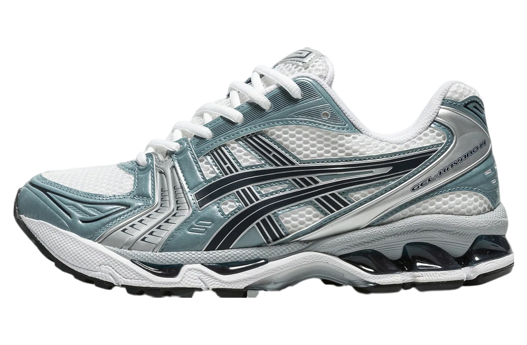 Asics Gel-Kayano 14 White / Fjord Grey - Image 3