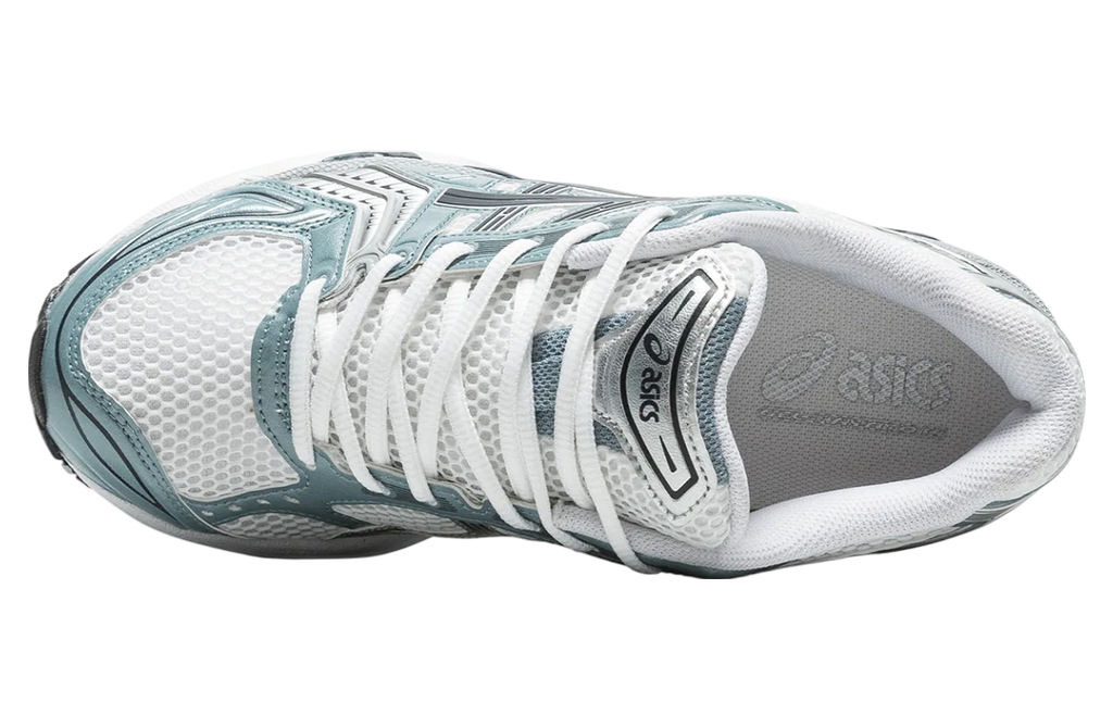 Asics Gel-Kayano 14 White / Fjord Grey - Image 4