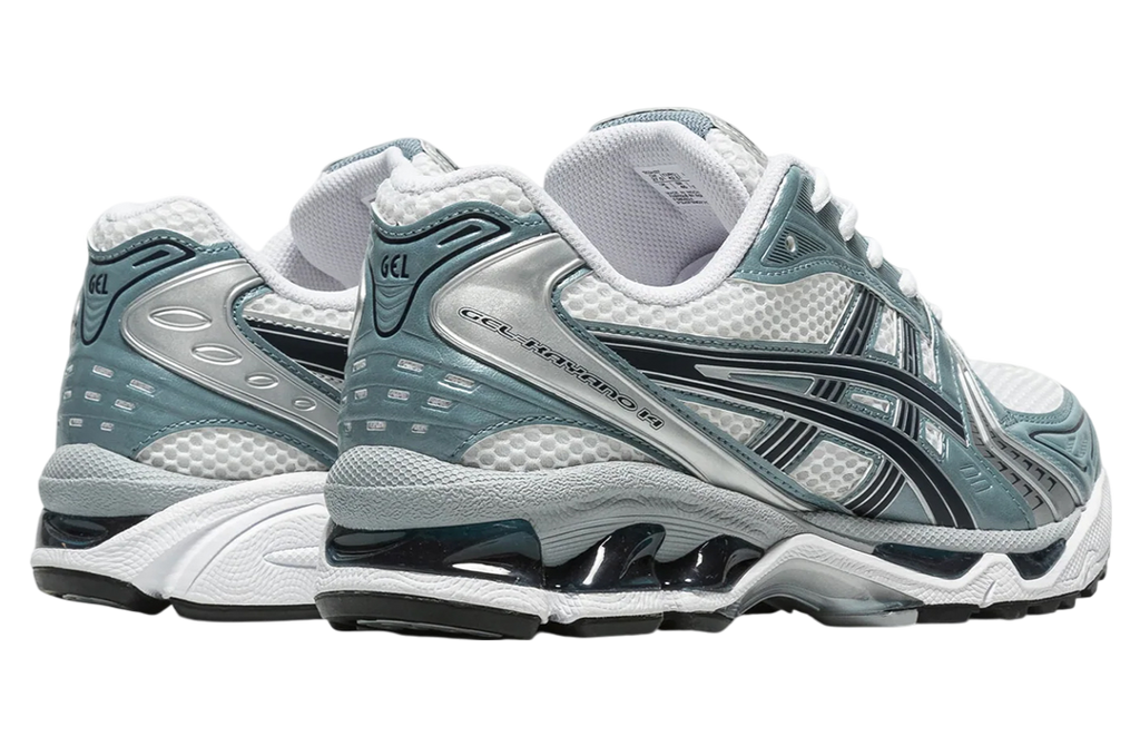 Asics Gel-Kayano 14 White / Fjord Grey - Image 5