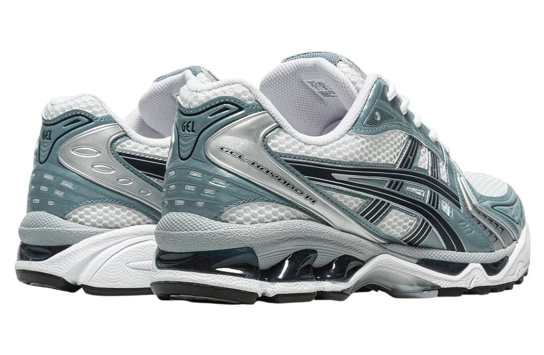 Asics Gel-Kayano 14 White / Fjord Grey - Image 5