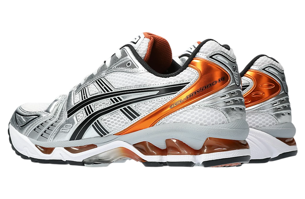 Asics Gel-Kayano 14 White / Piquant Orange - Image 5