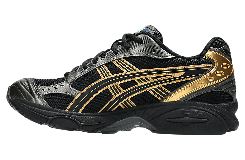 Asics Senna X Gel-Kayano 14 Black / Pure Gold - Image 4