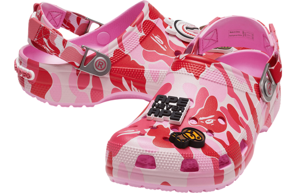 BAPE x Crocs Clog Carnation - Image 2