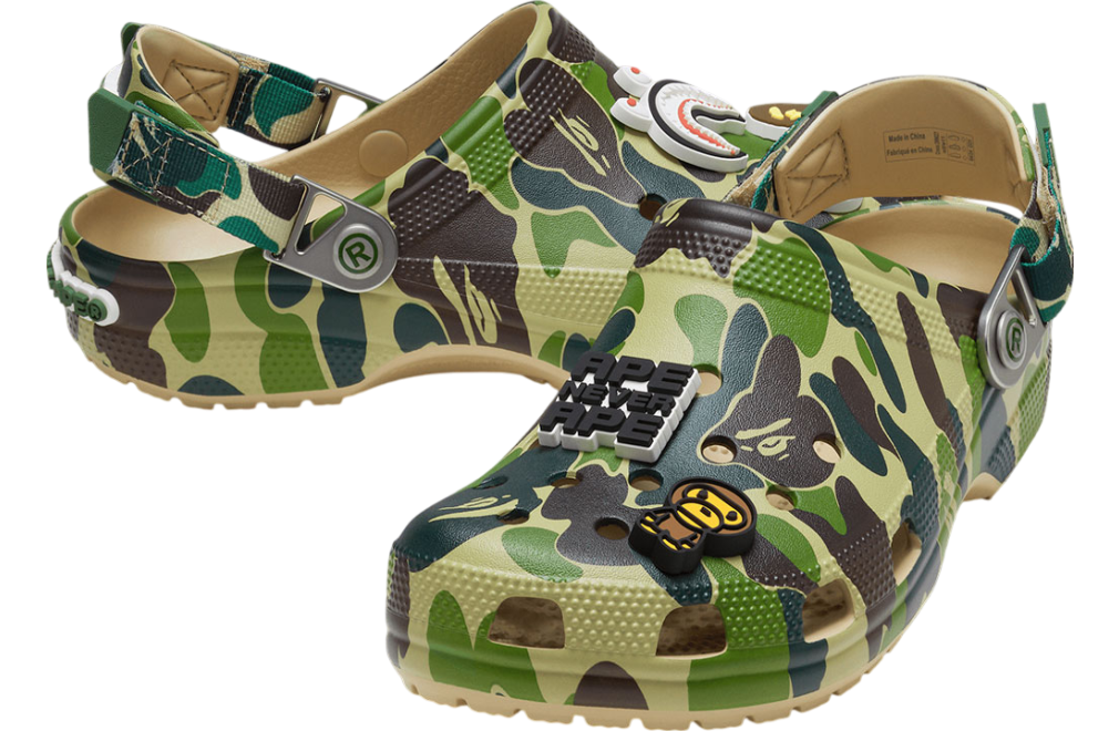 BAPE x Crocs Clog Chai - Image 2