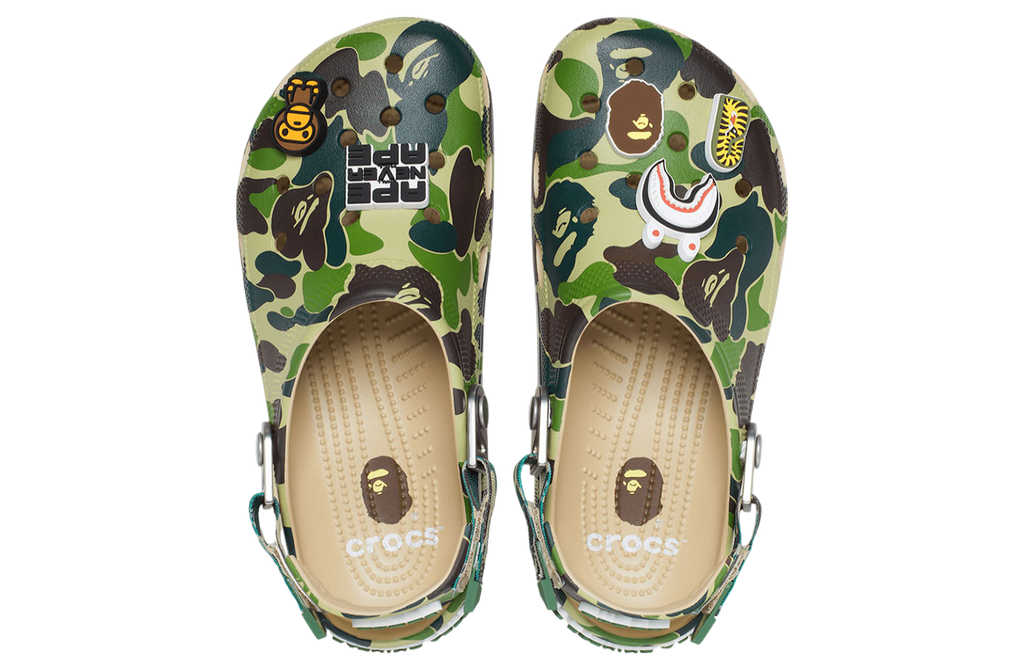 BAPE x Crocs Clog Chai - Image 4