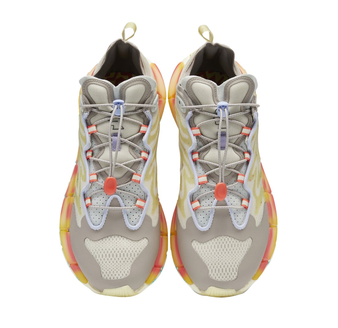 Brain Dead x Reebok Zig Kinetica II Paper White - Image 3