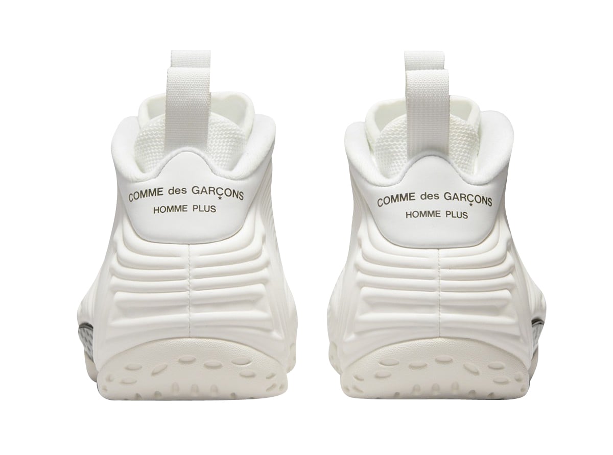 CDG x Nike Air Foamposite One White - Image 5