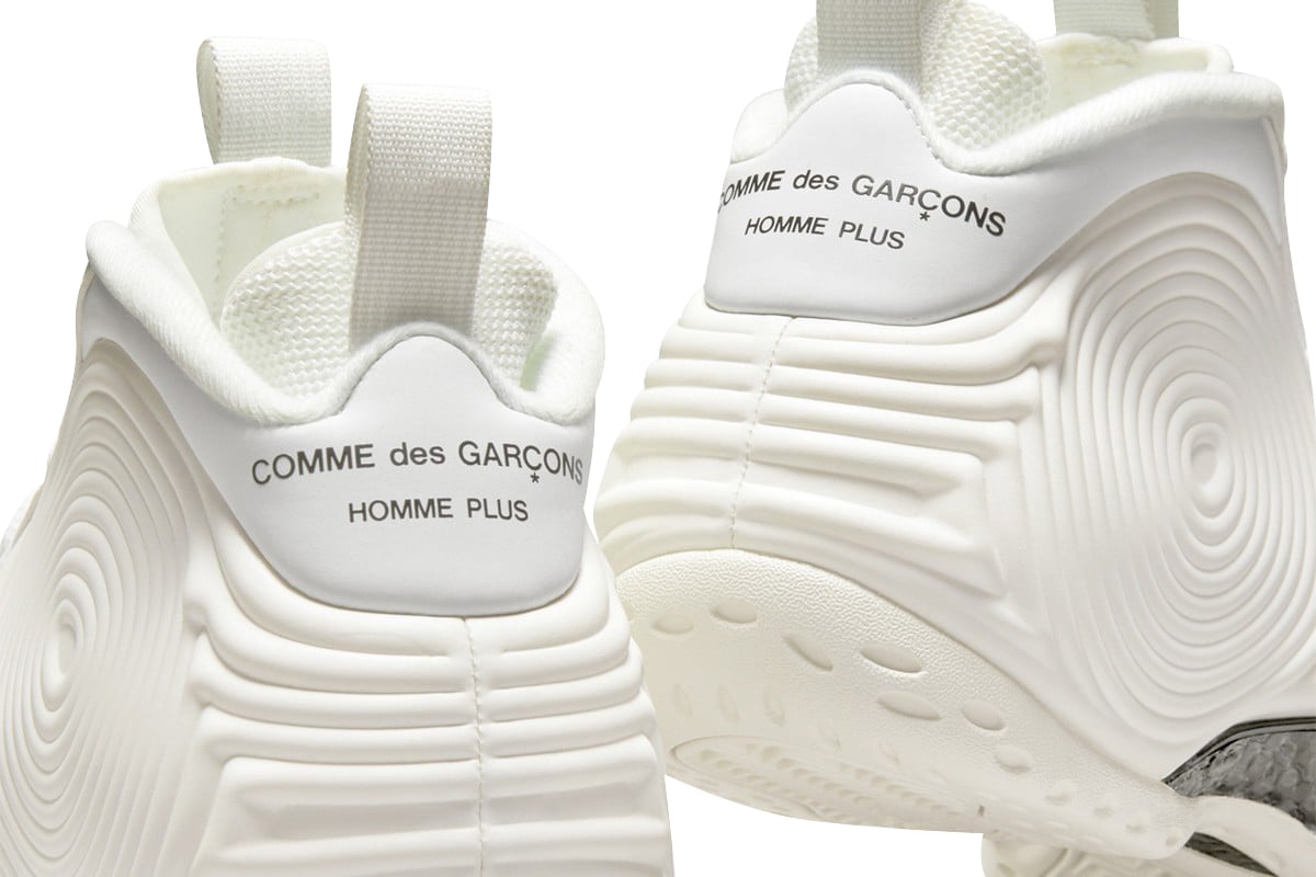 CDG x Nike Air Foamposite One White - Image 7