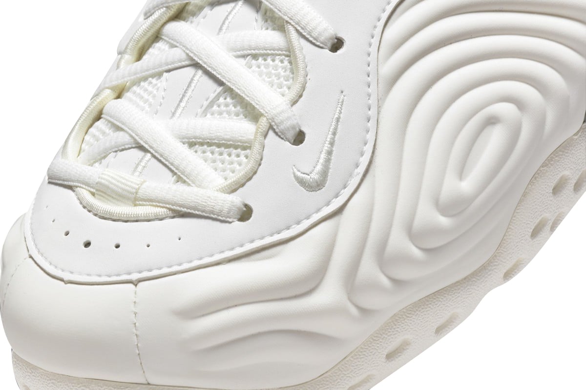 CDG x Nike Air Foamposite One White - Image 9
