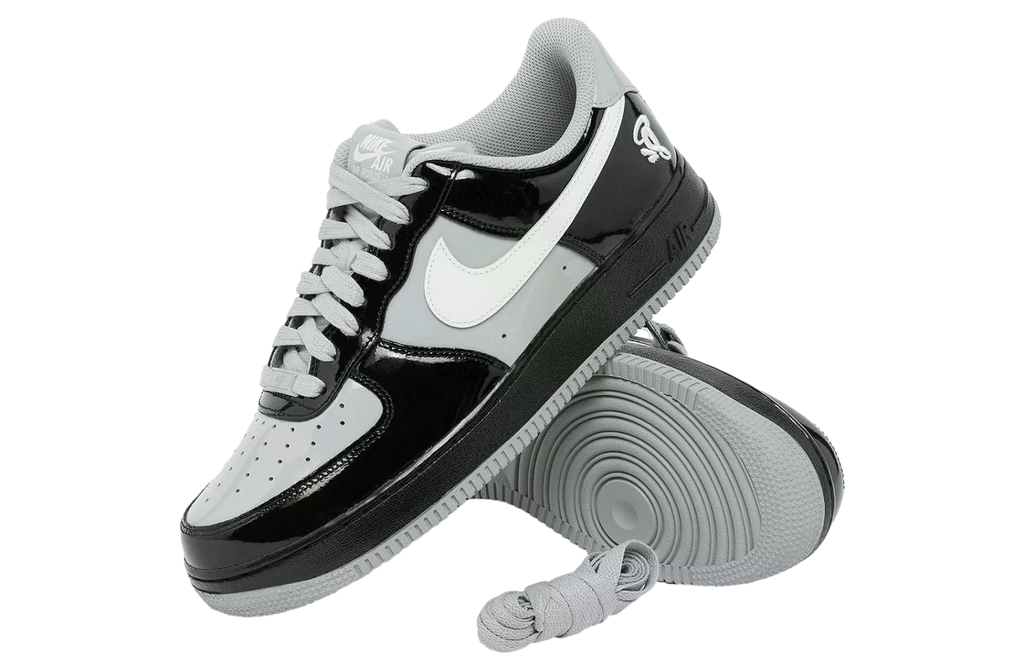 Central Cee x Nike Air Force 1 Low Syna World Black / Light Smoke Grey - Image 2