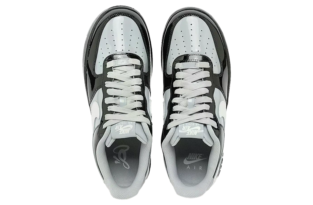 Central Cee x Nike Air Force 1 Low Syna World Black / Light Smoke Grey - Image 4