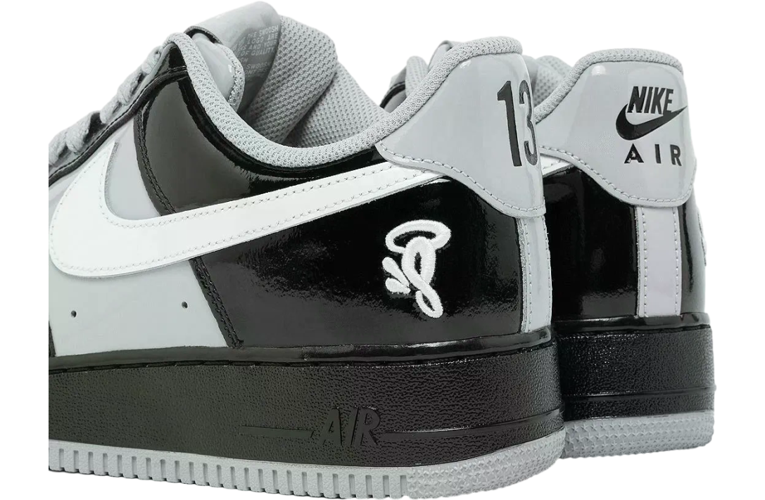 Central Cee x Nike Air Force 1 Low Syna World Black / Light Smoke Grey - Image 6