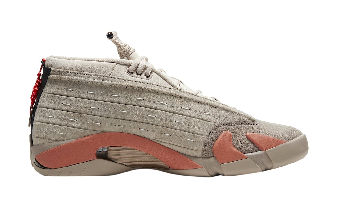 CLOT x Air Jordan 14 Low Terracotta - Image 3