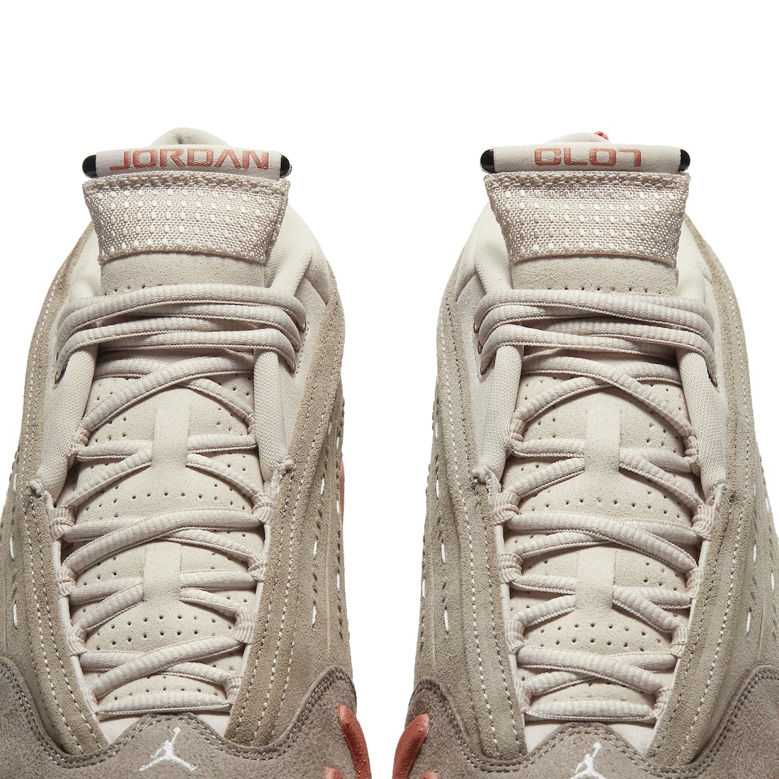 CLOT x Air Jordan 14 Low Terracotta - Image 9