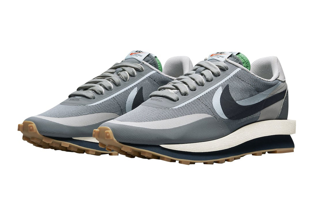 Clot x Sacai x Nike LDWaffle Cool Grey - Image 2