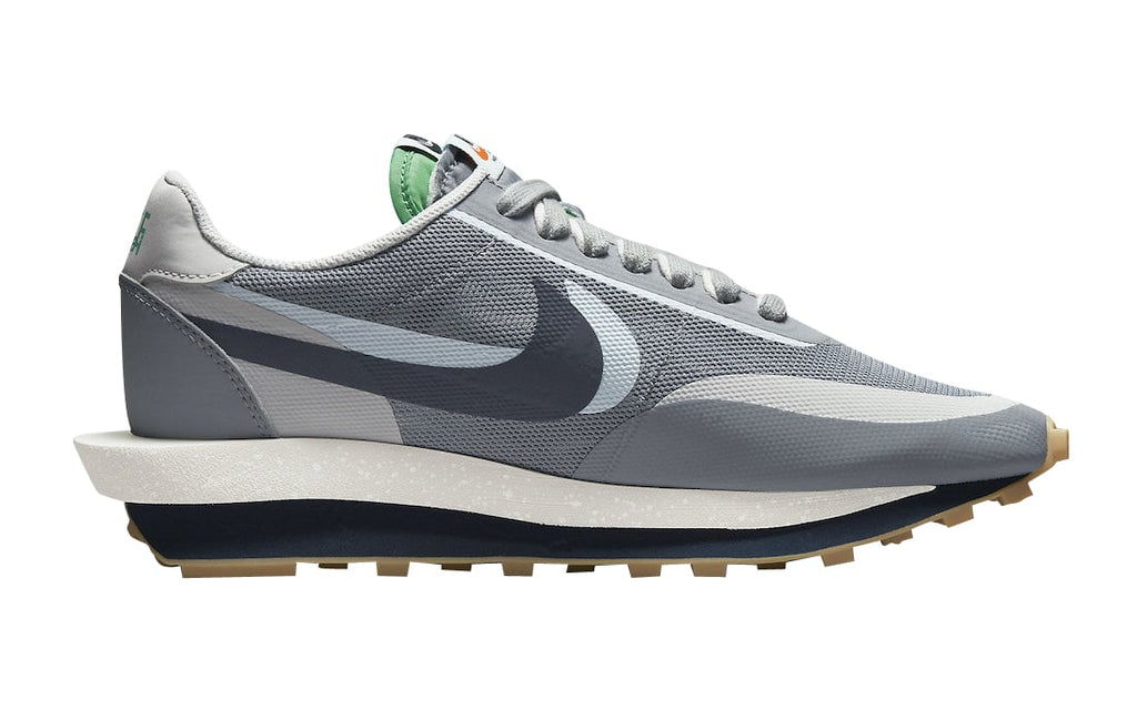 Clot x Sacai x Nike LDWaffle Cool Grey - Image 3