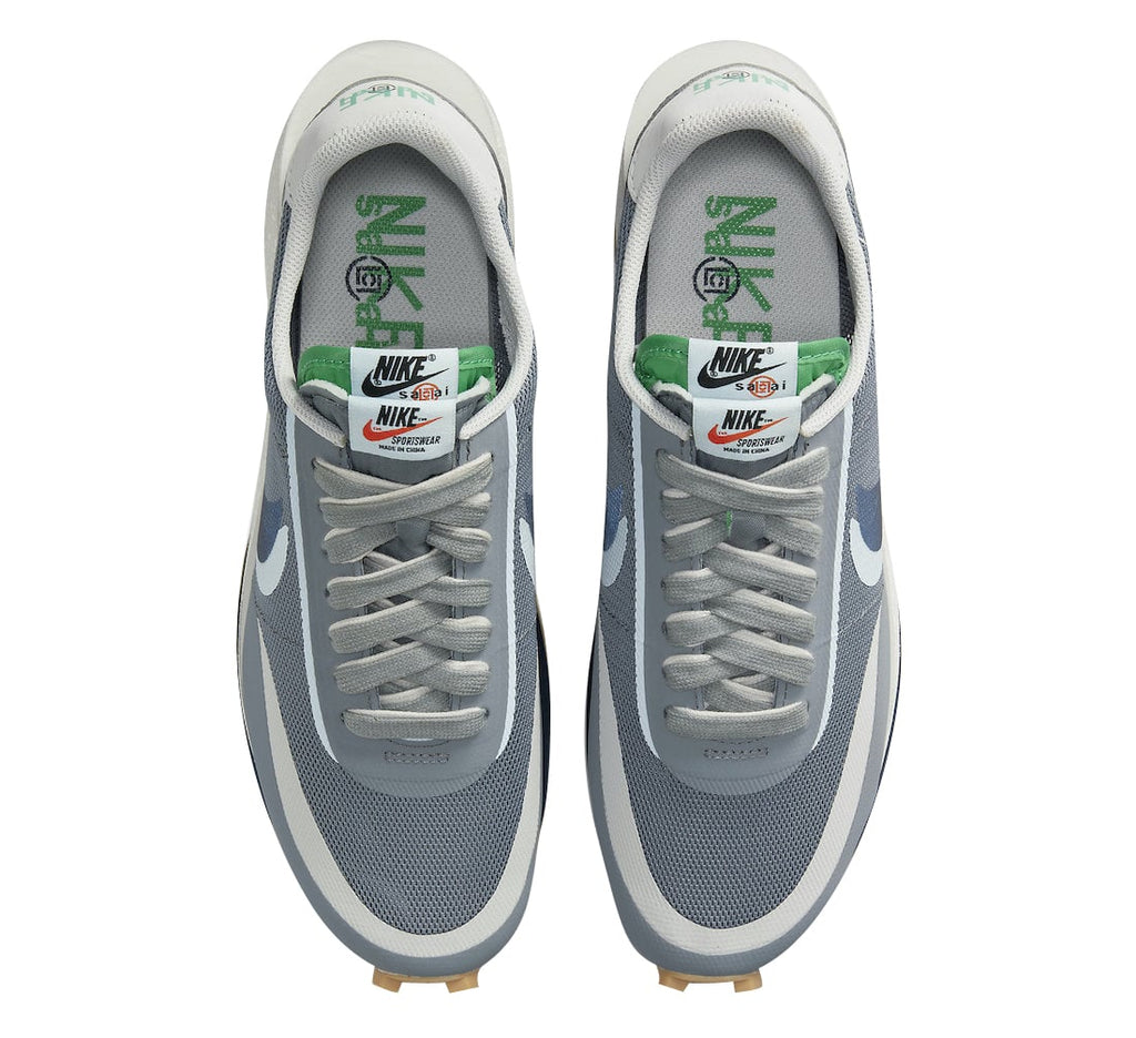 Clot x Sacai x Nike LDWaffle Cool Grey - Image 4