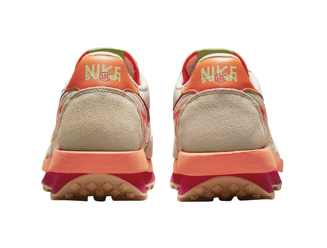 Clot x Sacai x Nike LDWaffle Orange Blaze - Image 5