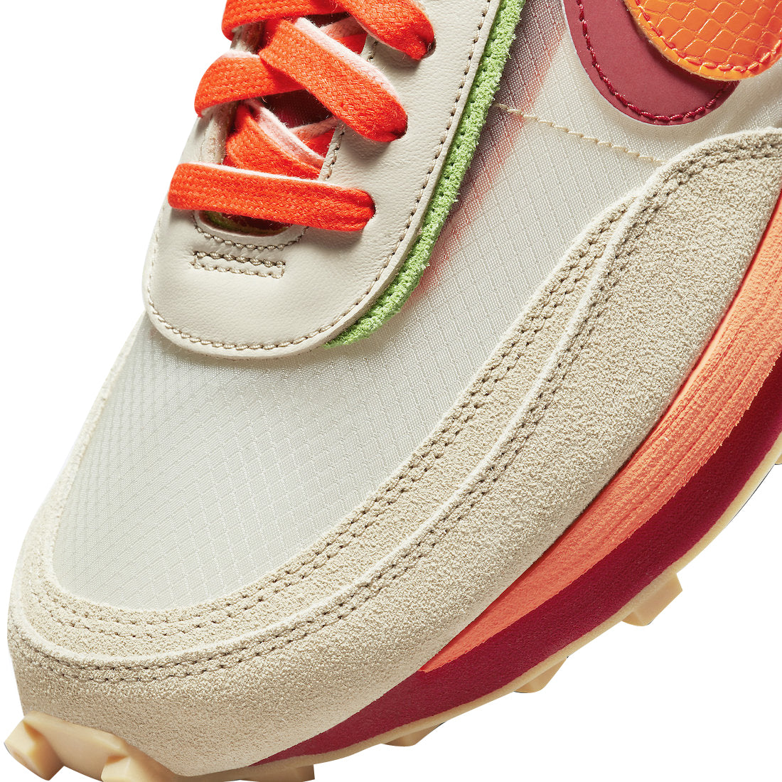 Clot x Sacai x Nike LDWaffle Orange Blaze - Image 8