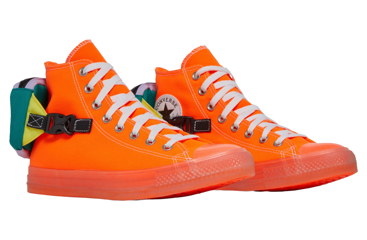 Converse Chuck Taylor All Star Buckle Up High Total Orange - Image 5