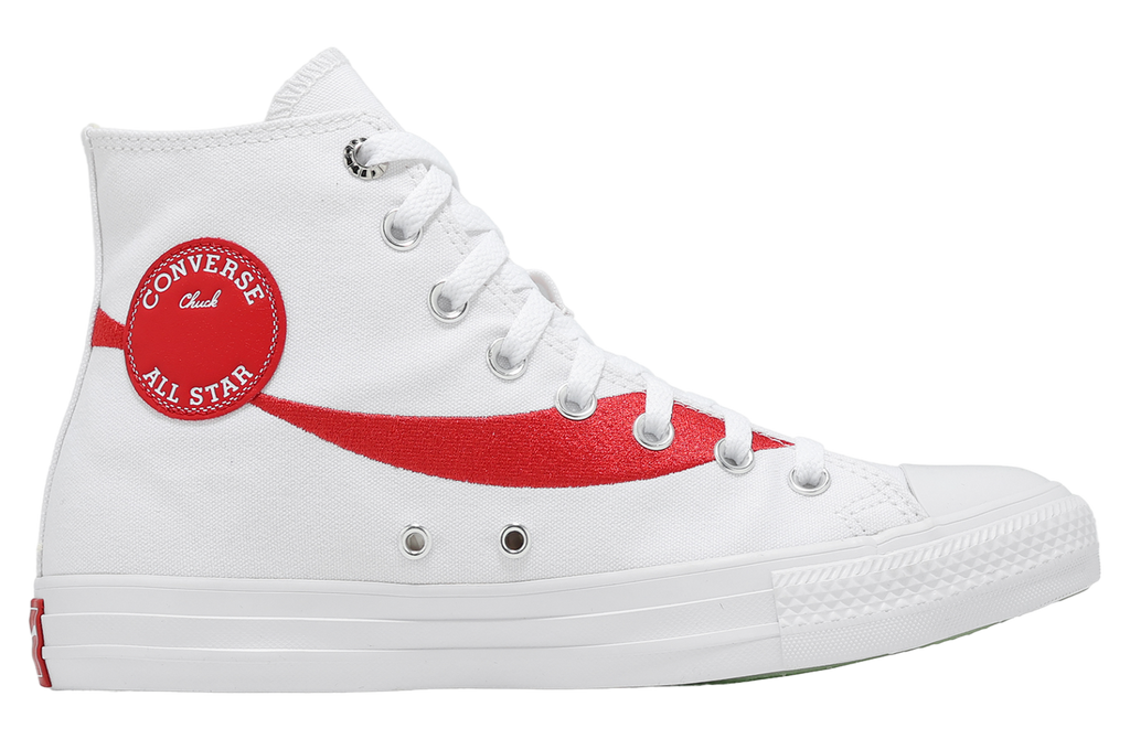 Converse Chuck Taylor All Star HI White / Red / Red - Image 2