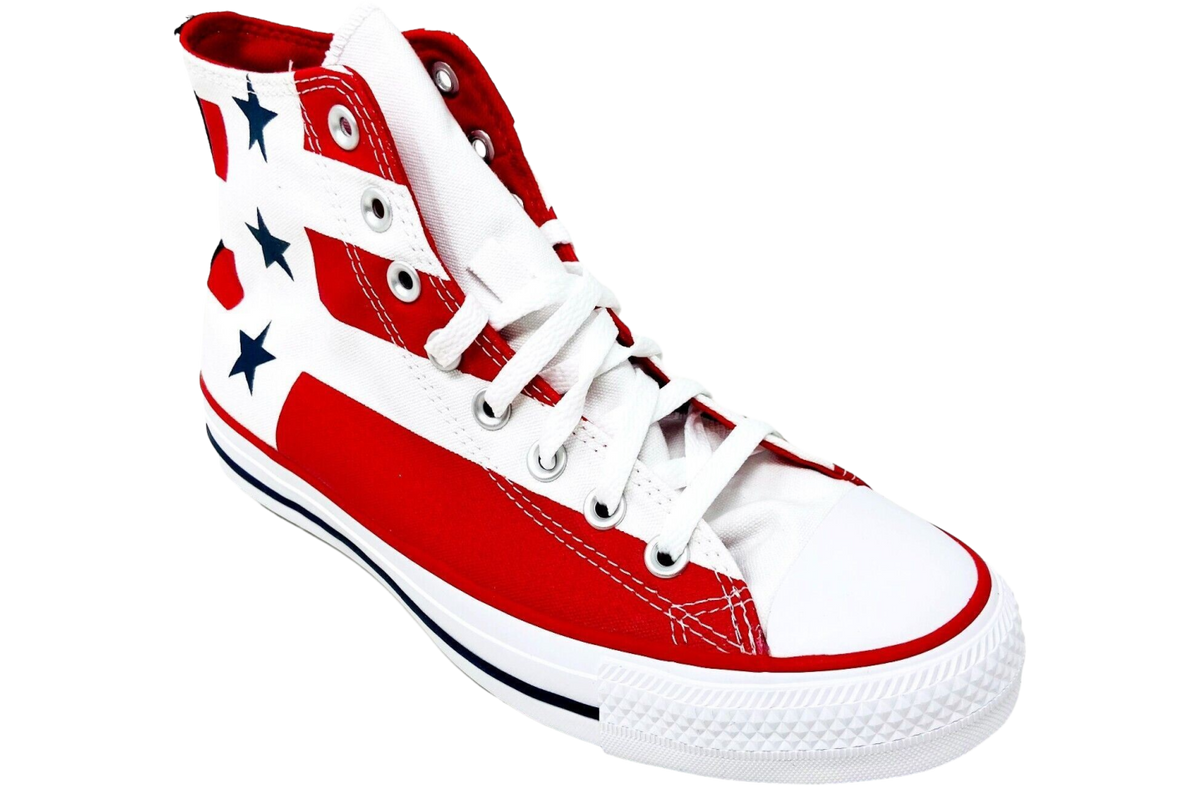 Converse Chuck Taylor All Star High Stars & Stripes White / University Red - Image 2