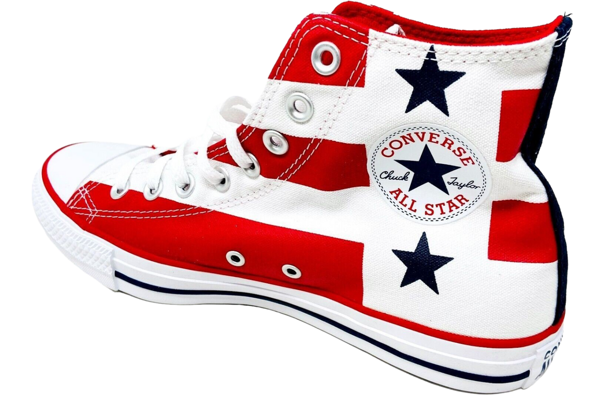 Converse Chuck Taylor All Star High Stars & Stripes White / University Red - Image 3