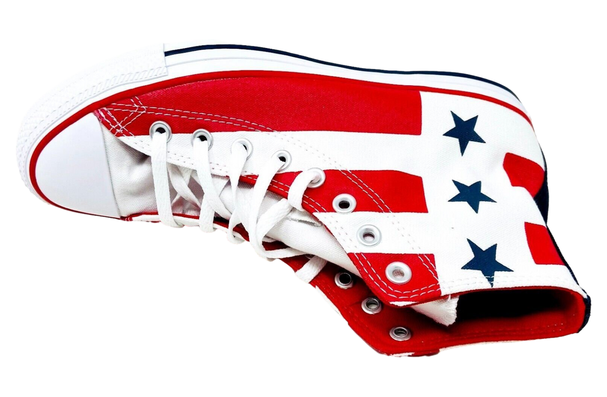 Converse Chuck Taylor All Star High Stars & Stripes White / University Red - Image 4