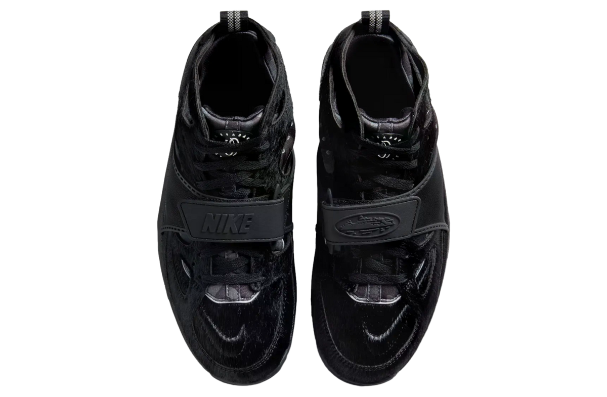 Corteiz x Nike Air Trainer Huarache Black / White - Image 4