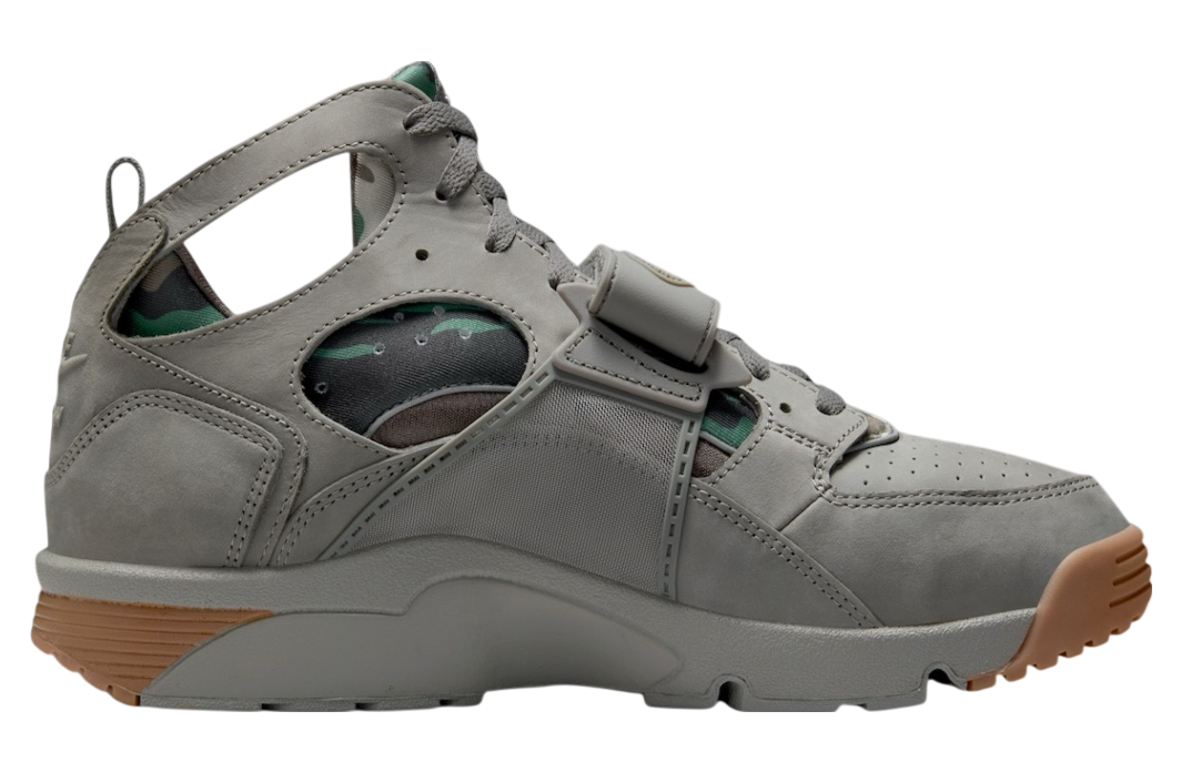 Corteiz x Nike Air Trainer Huarache Flat Pewter / White - Image 3