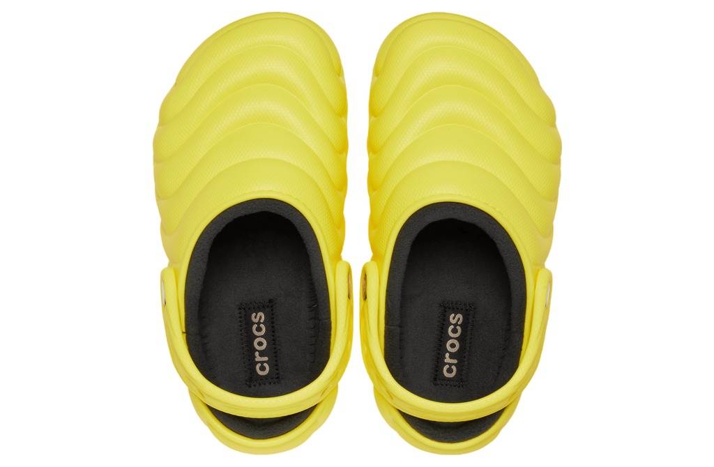 Crocs Classic Lined Overpuff Clog Cyber Yellow - Image 3