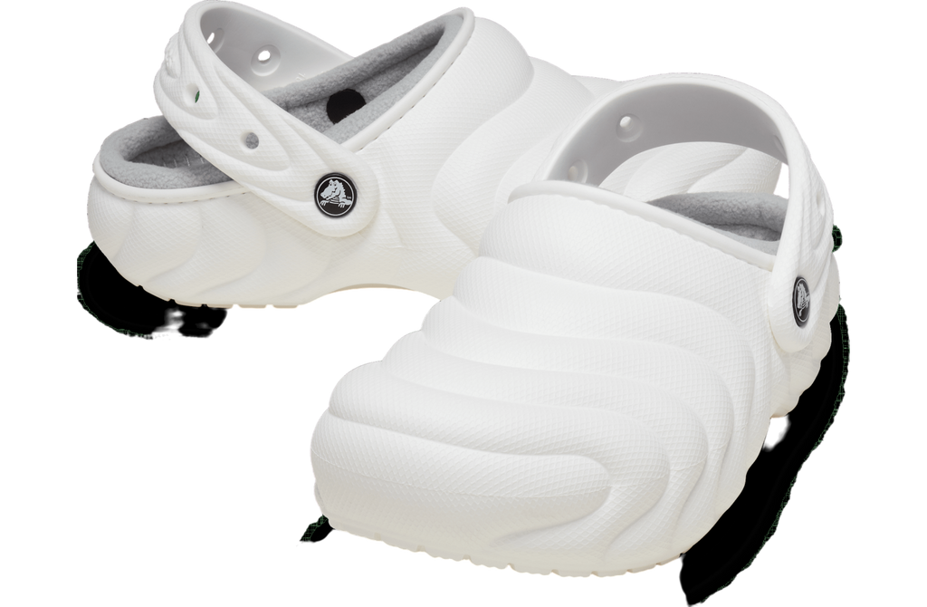 Crocs Classic Lined Overpuff Clog White - Image 2