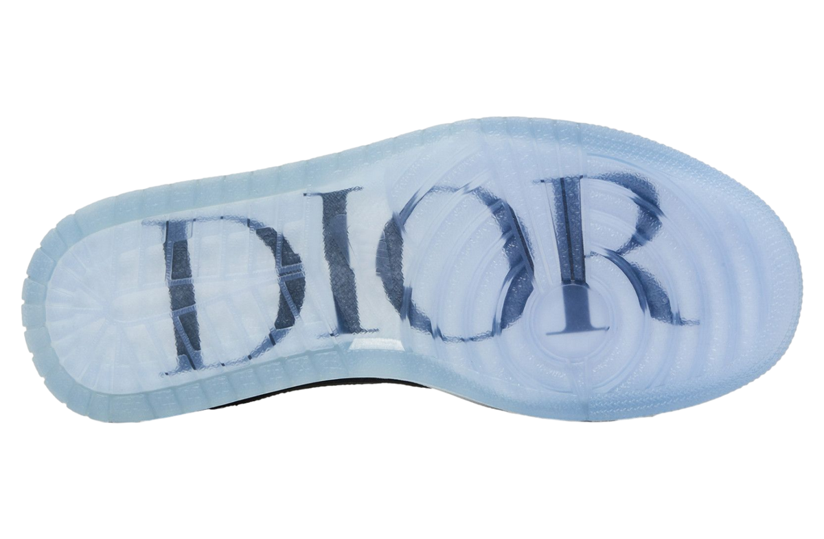 Dior x Air Jordan 1 Low Wolf Grey / Sail - Image 4