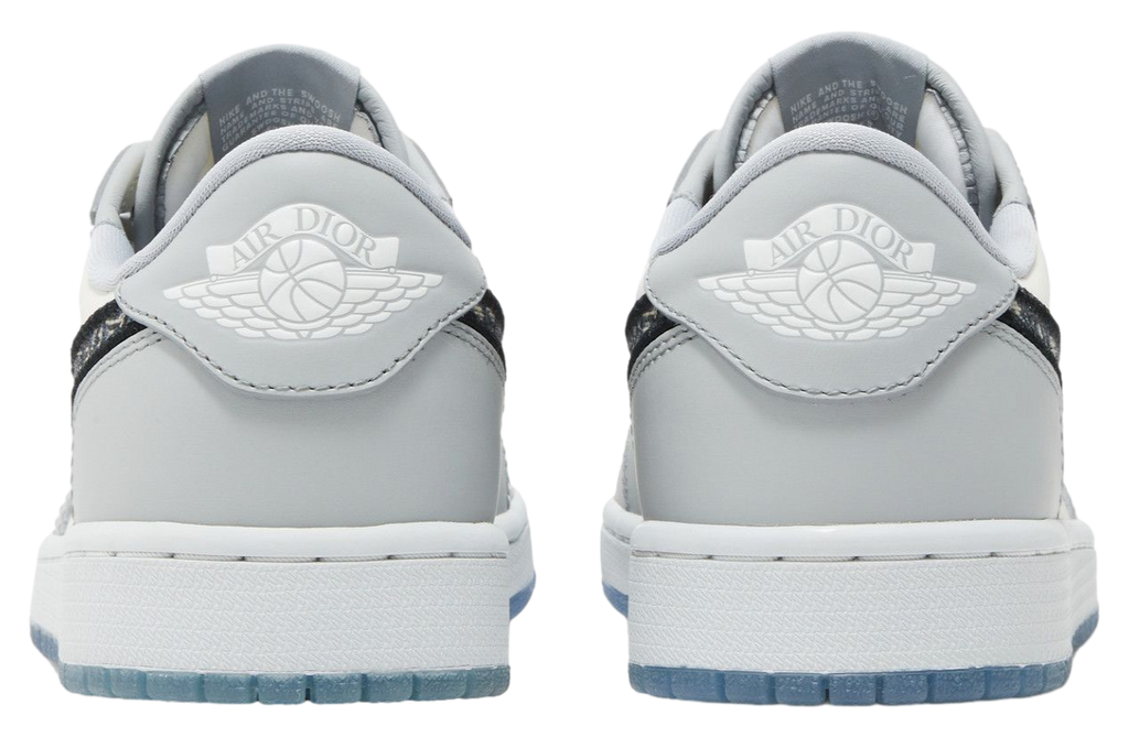 Dior x Air Jordan 1 Low Wolf Grey / Sail - Image 6
