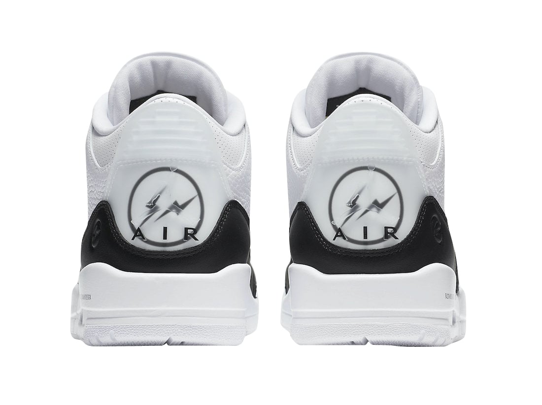 fragment x Air Jordan 3 White Black - Image 5