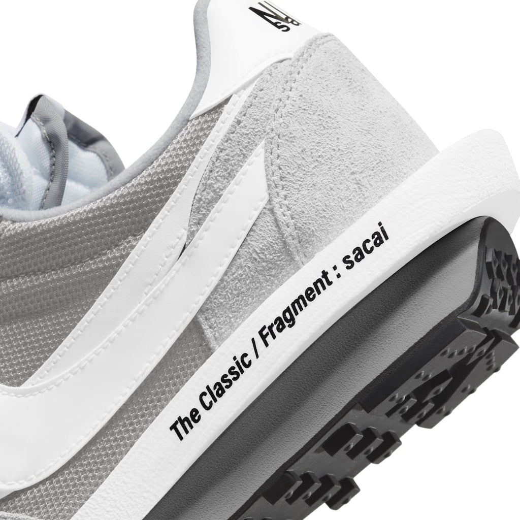 fragment x sacai x Nike LDWaffle Light Smoke Grey - Image 8
