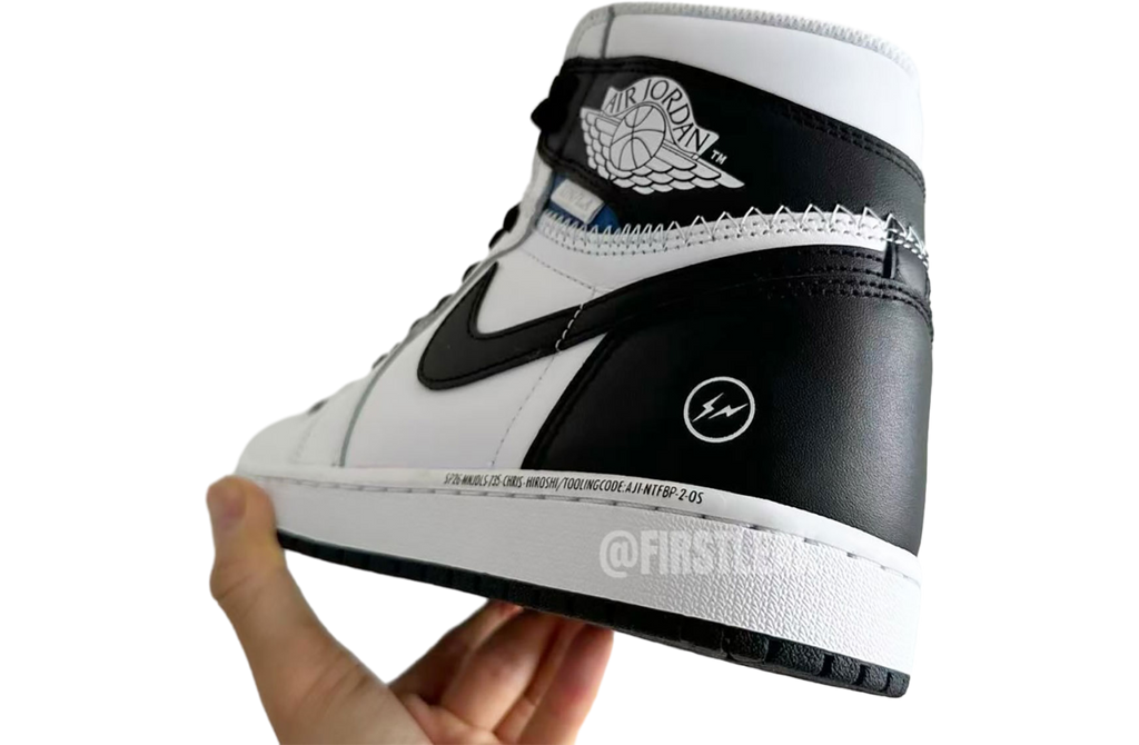 Fragment x Union LA x Air Jordan 1 High OG White / Black - Image 2